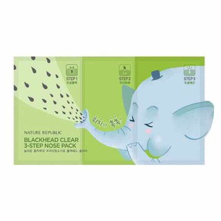 Miếng lột mụn đầu đen Nature Republic Blackhead Clear Nose Pack 7 gói
