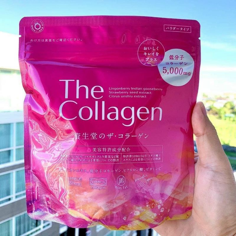 "Dạng bột" Uống hỗ trợ đẹp da bột the Collagen nhật bản túi 126g