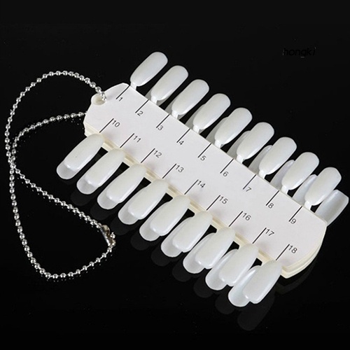 [Hàng mới về] Bảng 36 móng tay giả trưng bày màu sơn móng tay kèm dây xích chuyên dụng