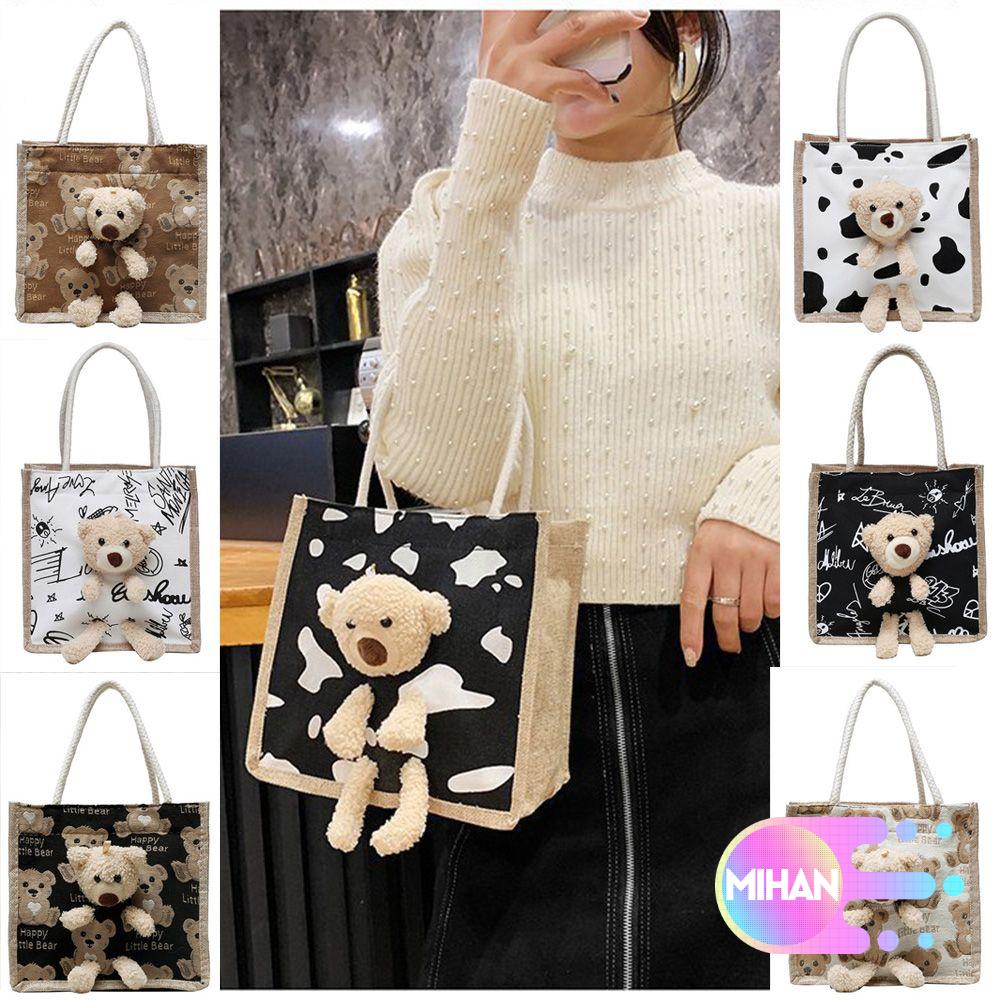 Túi Xách Du Lịch Đa Năng MIHAN1 Họa Tiết Hoạt Hình Xinh Xắn