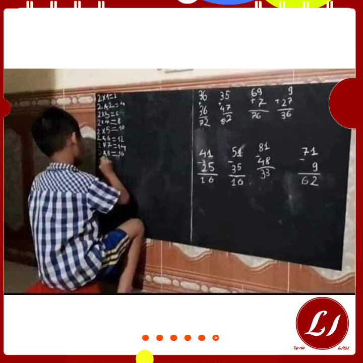 Bảng Decal dán tường _ Bảng đen dán tường cho các bé thỏa thích vẽ và sáng tạo - labi