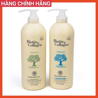 [ Hàng chính hãng ] Cặp Dầu Gội Xả Biotin Collagen 1000mlx2