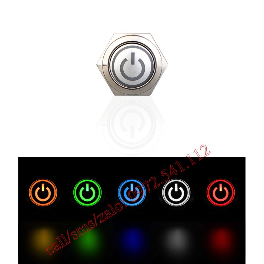 16mm Công tắc LOGO LED cho ô tô, xe máy... | BigBuy360 - bigbuy360.vn