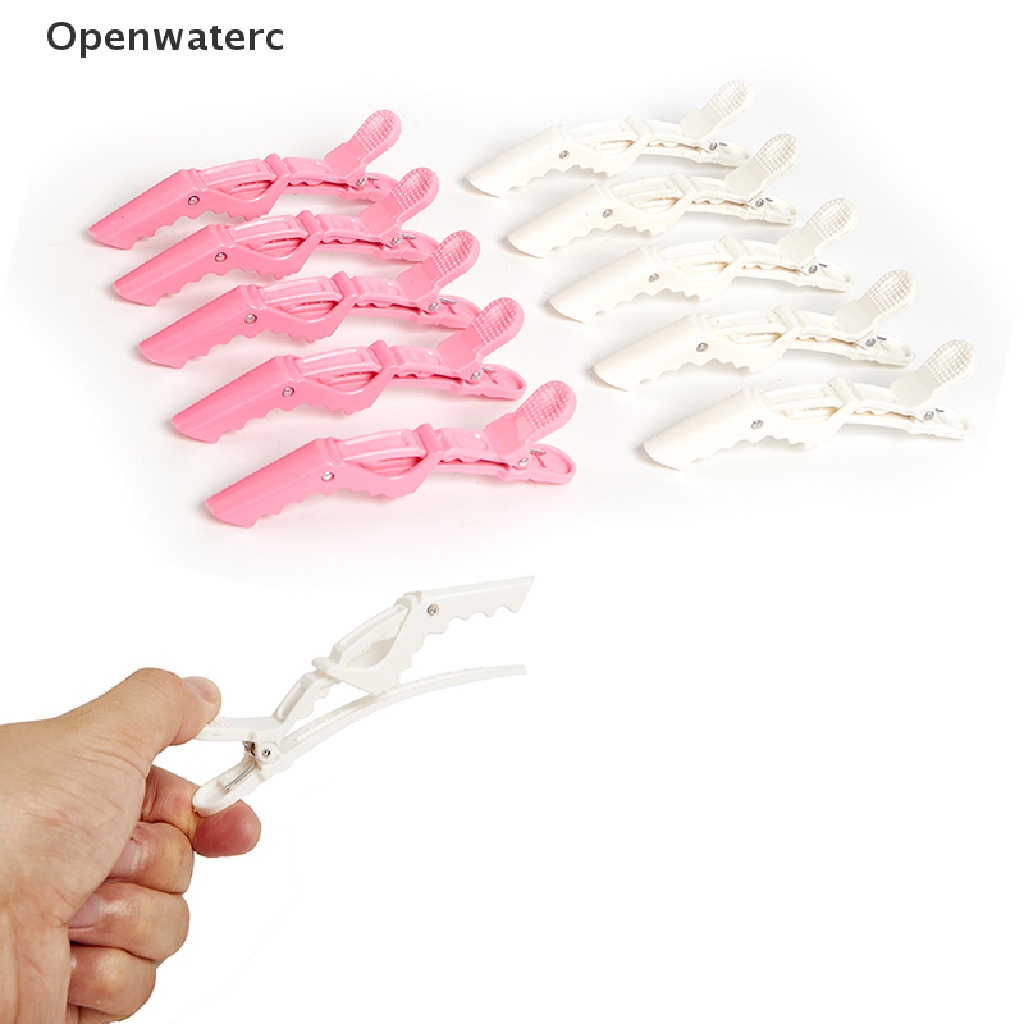 Set 5 Kẹp Tóc Cá Sấu Chuyên Dụng Cho Salon Làm Tóc