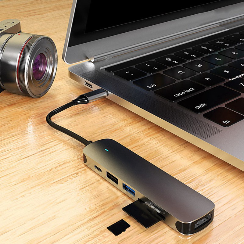 Trạm Sạc 6 Trong 1 Type-C 4kx2k Pd Cho Điện Thoại H3Vn | BigBuy360 - bigbuy360.vn