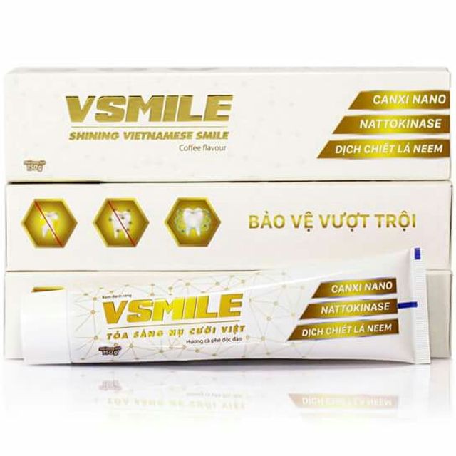 Lốc 5 hộp Kem đánh răng Vsmile