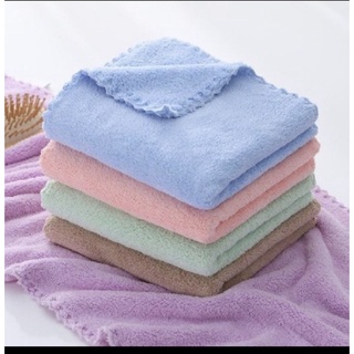 Khăn mặt xuất hàn 30*50cm siêu thấm nước-màu siêu đẹp,khăn TRƠN
