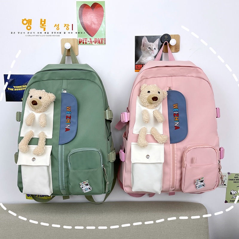 Balo nữ đi học thời trang Ulzzang Hàn Quốc, cặp sách đẹp hàng cao cấp dễ thương