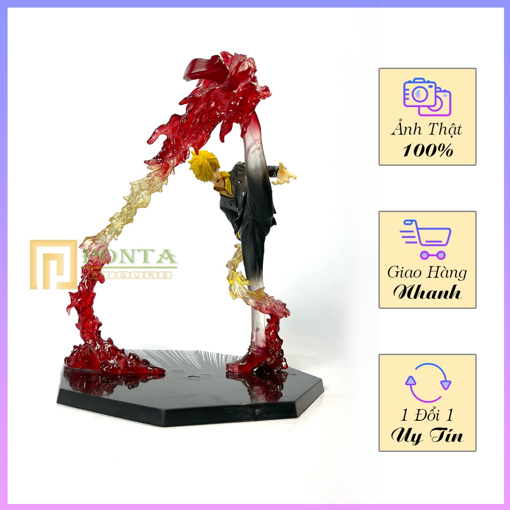 Mô hinh One Piece, mô hình Sanji Ponta Figure bản đẹp.