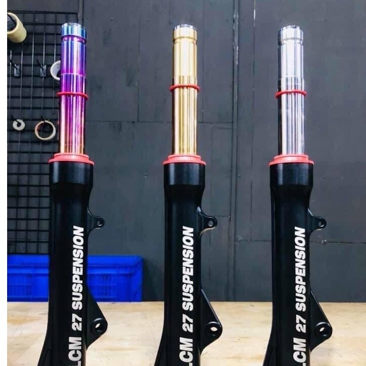 PHUỘC TRƯỚC  LCM CHO VARIO / CLICK / VISION ( TY  27 MM MÀU VÀNG  )