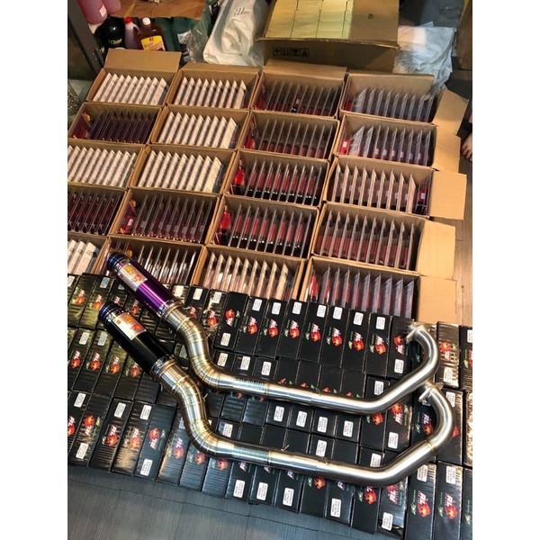 Full Sét Pô NLK Redleo Exciter Size 38-42-60 - Dành Cho Xe 72td