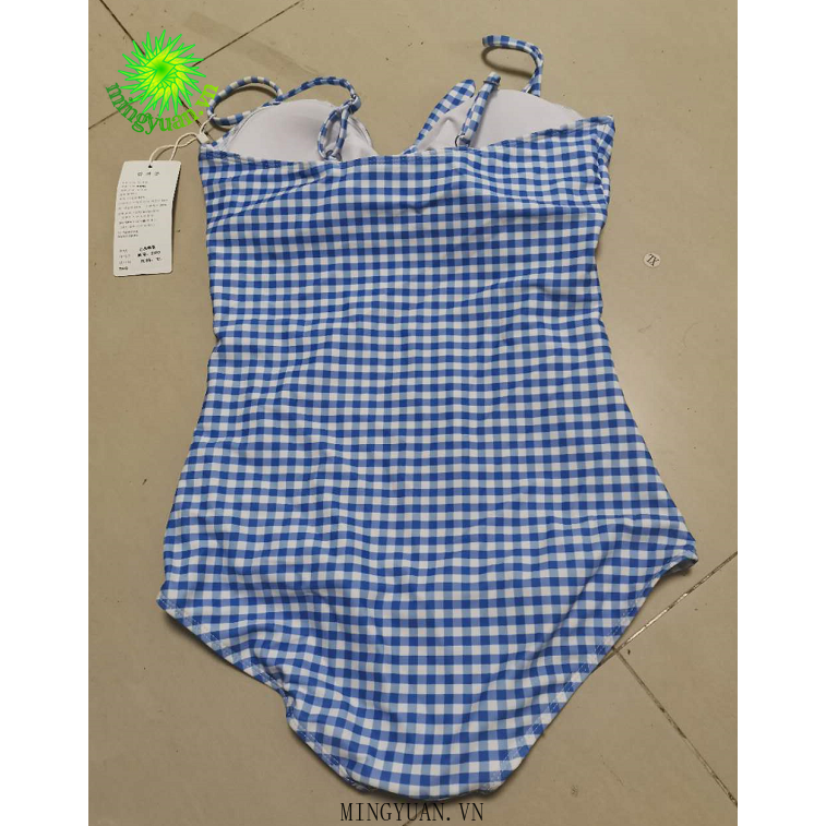 Bikini 1 Mảnh Đáy Tam Giác Màu Xanh Gợi Cảm Thời Trang