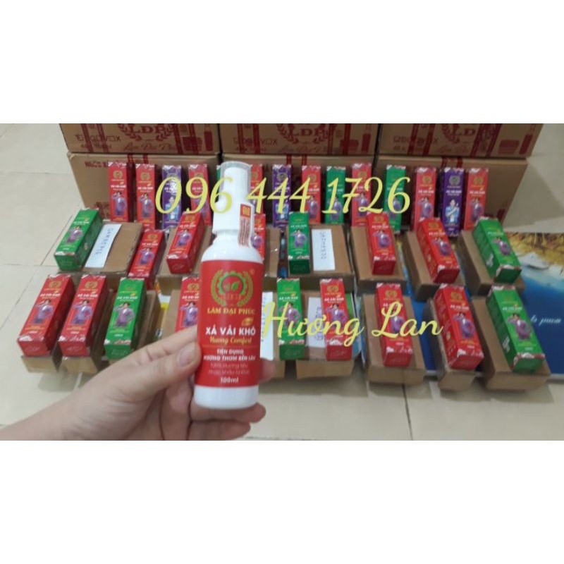 Nước xả vải khô  100ml ,Lâm Đại phúc hương thơm comfor