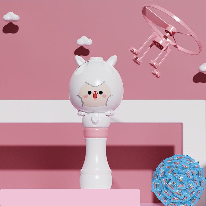 Chong Chóng phun bong bóng Thú mập Heo Hồng Cừu Trắng Cún Xanh