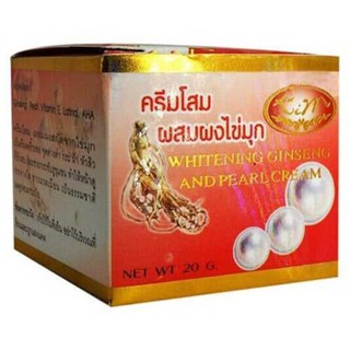 Kem Kim ĐỎ Whitening Ginseng & Pearl Cream 20gram Thái Lan