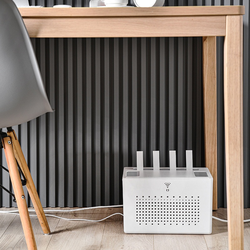Hộp Đựng Bộ Định Tuyến Wifi Hai Tầng Không Dây Để Bàn Sắp Xếp Gọn Gàng