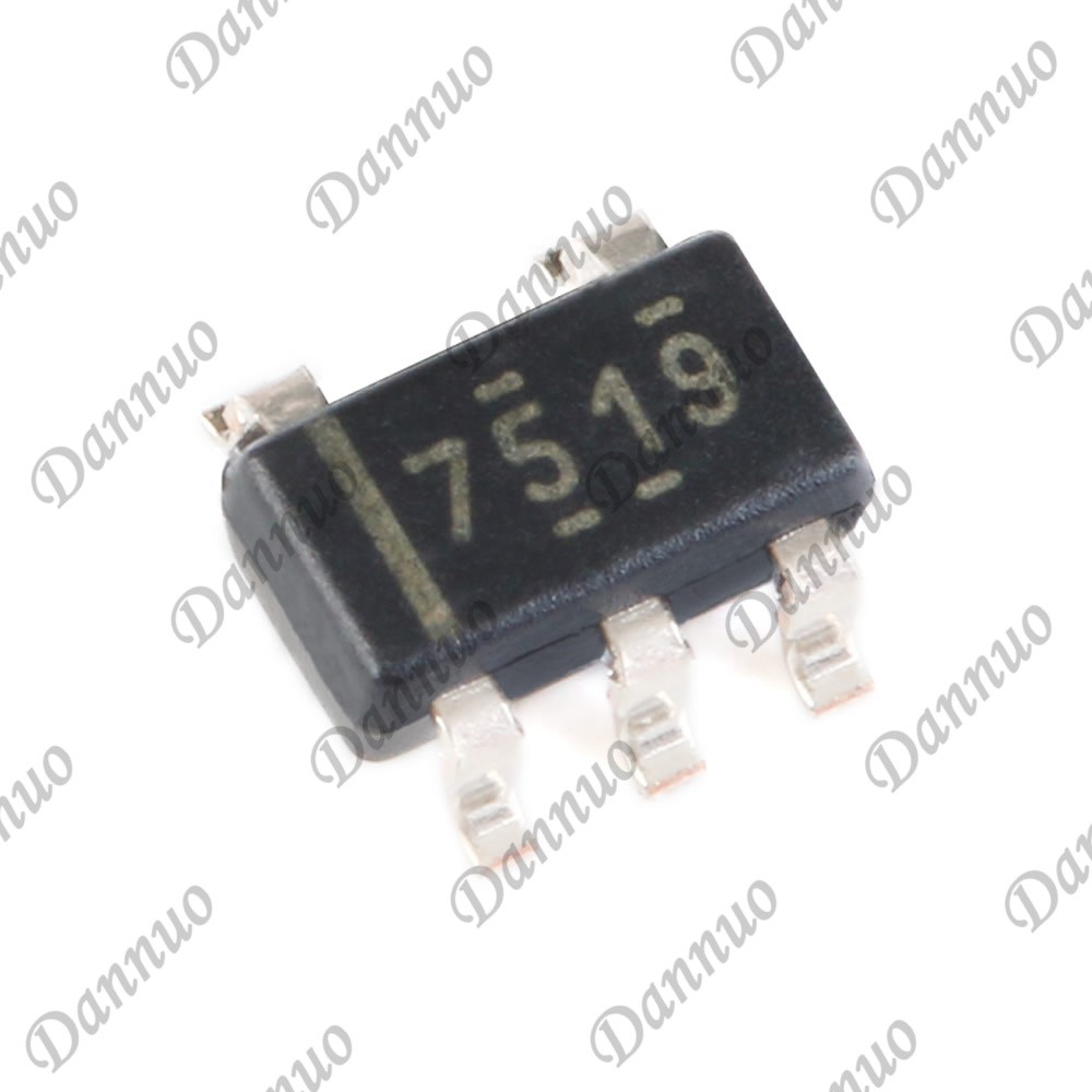 10pcs UCC27519 UCC27519DBVR SOT23-5 4A/4A   IC điều khiển cổng bên thấp tốc độ cao đơn kênh