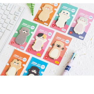 (GN005) Giấy note hình con mèo nhiễu mẫu