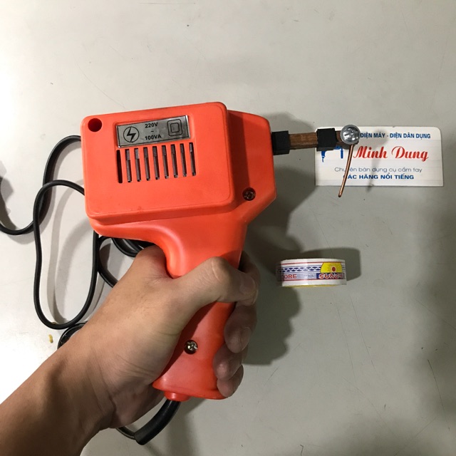 Mỏ hàn xung 220V-100VA + 1 cuộn thiếc Sunchi