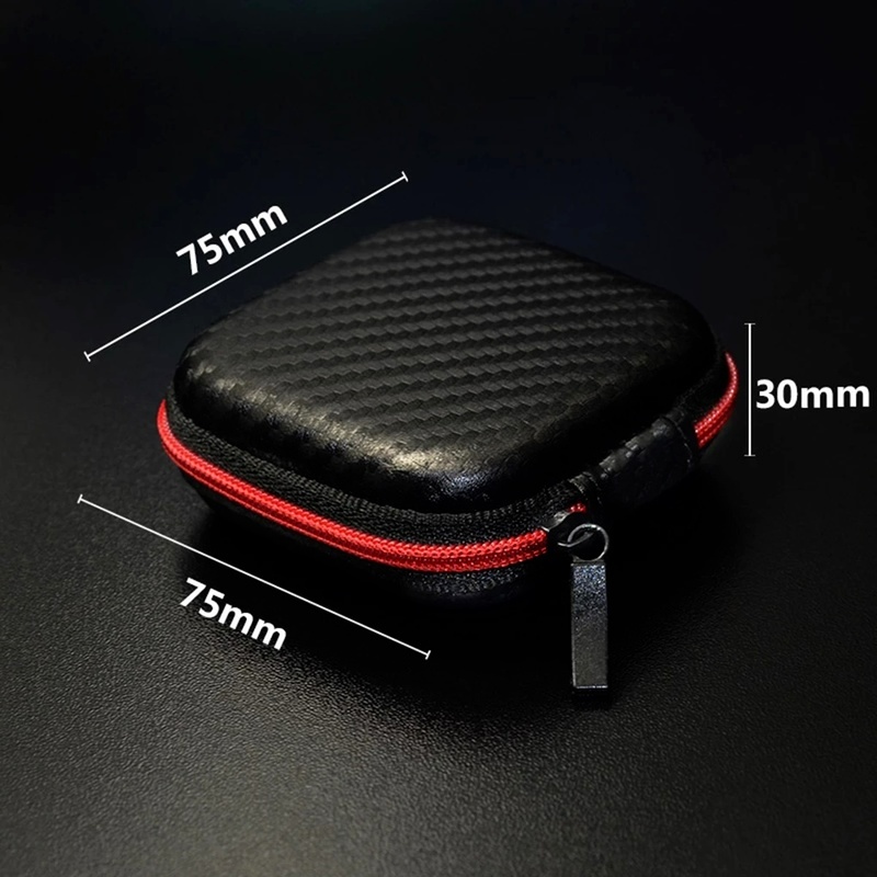 Túi Đựng Tai Nghe Bluetooth Bằng EVA Cứng Hình Vuông Nhỏ Gọn Nhẹ Chống Sốc Chống Ẩm Đa Năng