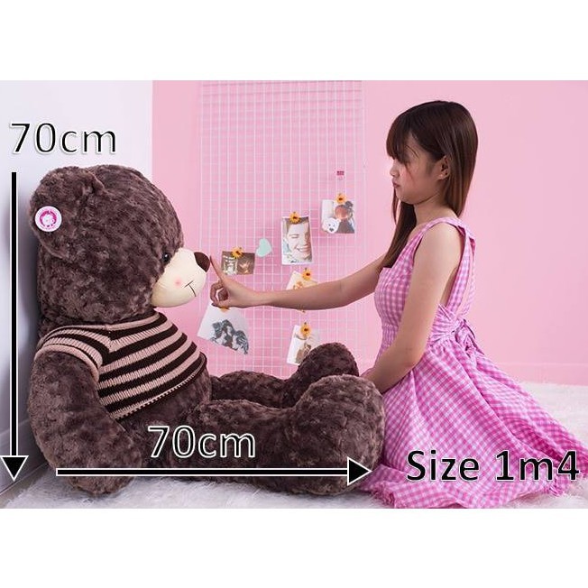 GIÁ XƯỞNG-  Gấu Teddy kích thước 1m4 siêu đáng yêu ôm siêu phê