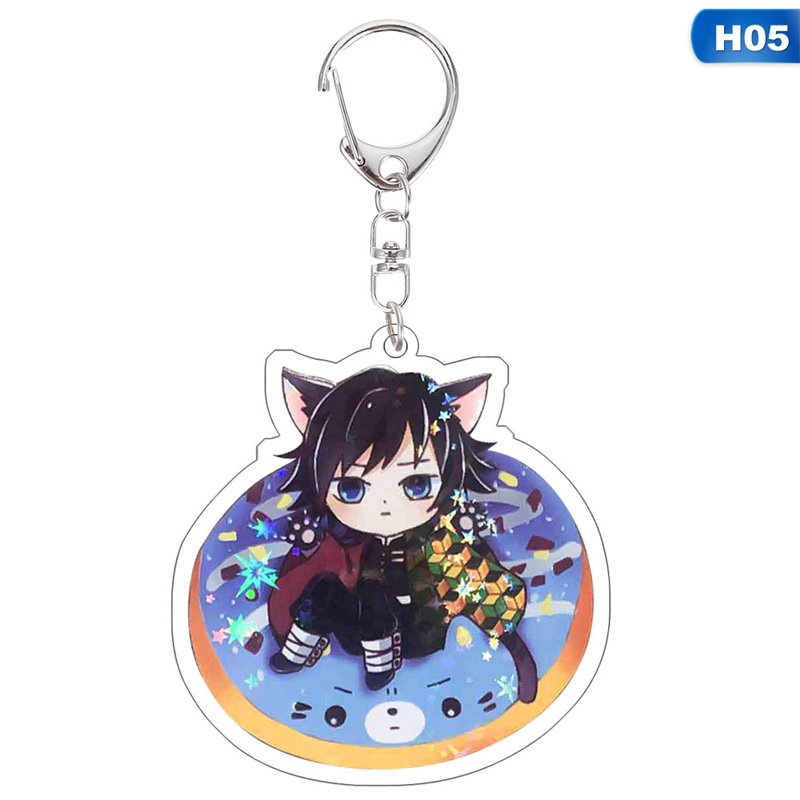 flowersqueen Móc Khóa Hình Nhân Vật Anime Xinh Xắn
