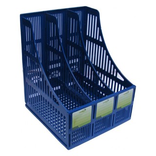 Khay tài liệu 3 ngăn ráp Xukiva - Khay đựng tài liệu nhựa 3 ngăn - Kệ rổ xéo nhựa 3 ngăn