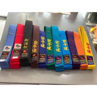 ĐAI MÀU KARATE CÁC LOẠI