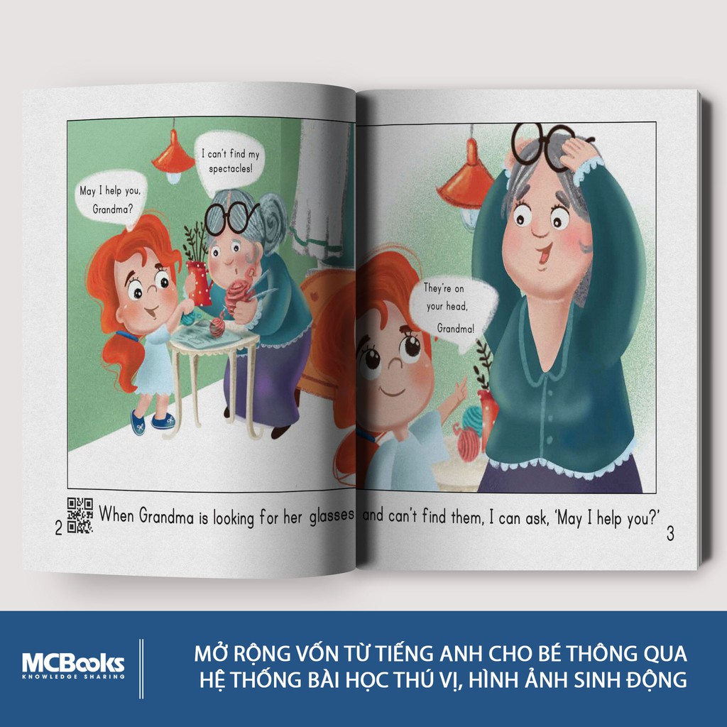 Sách Being polite – May I – Giỏi Tiếng Anh Vui Ứng Xử MCBooks