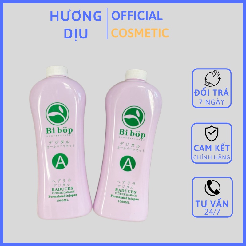 Thuốc uốn nóng uốn setting xoăn tóc cao cấp chất lượng 1000ml x2