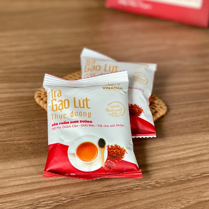 [Gói Lẻ] Trà Gạo Lứt Giảm Cân Thực Dưỡng Vinatha Dùng Thử - 50 gram