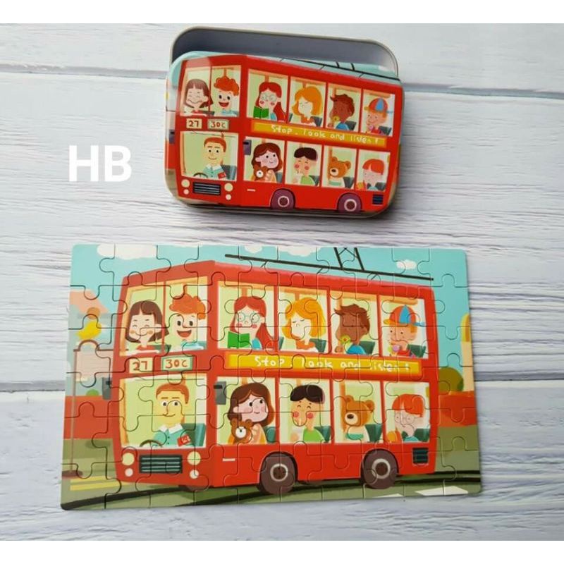 Tranh ghép 60 mảnh hộp thép