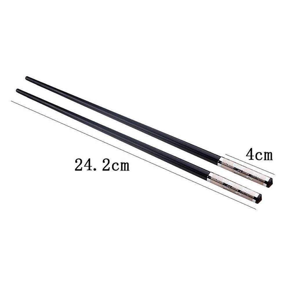 ELEGANT 1 Đôi Đũa Chống Trượt Sang Trọng Phong Cách Trung Hoa