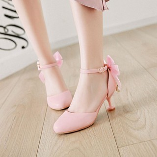 Giày sandal cao gót phong cách công chúa dễ thương cho bé gái 10-11-12 tuổi
