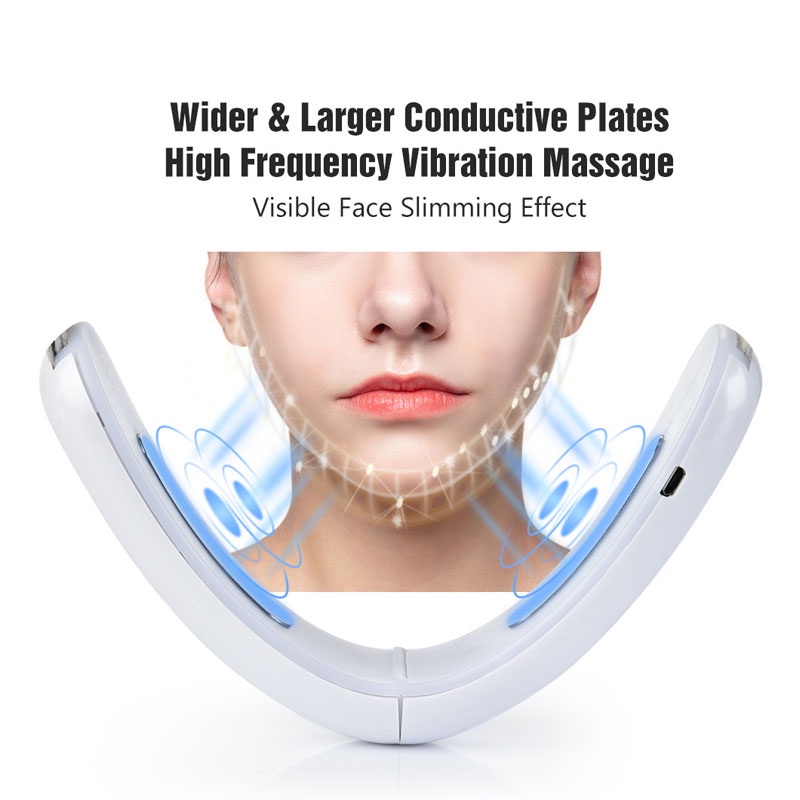 Đai nâng cơ mặt có đèn led photon massage  giúp nâng cơ tạo dáng chữ V chăm sóc da mặt