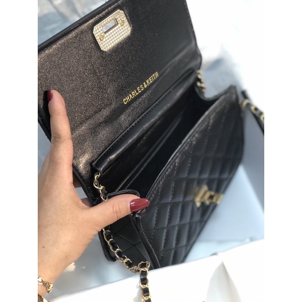 Túi Xách Nữ Đeo Chéo CNK Mini Size 20cm Ô Trám WD522