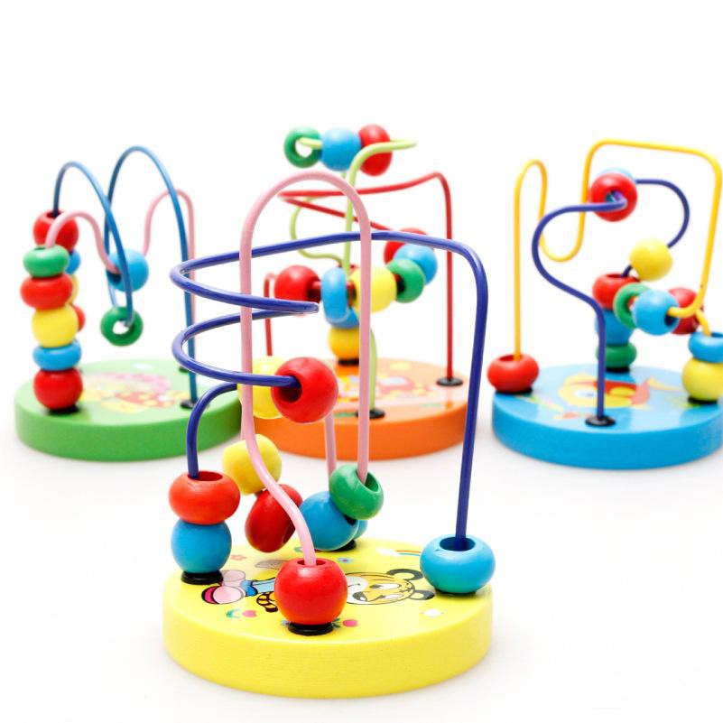 Set 1 / 4 Đồ Chơi Mê Cung Bằng Gỗ Nhiều Màu Sắc Cho Bé