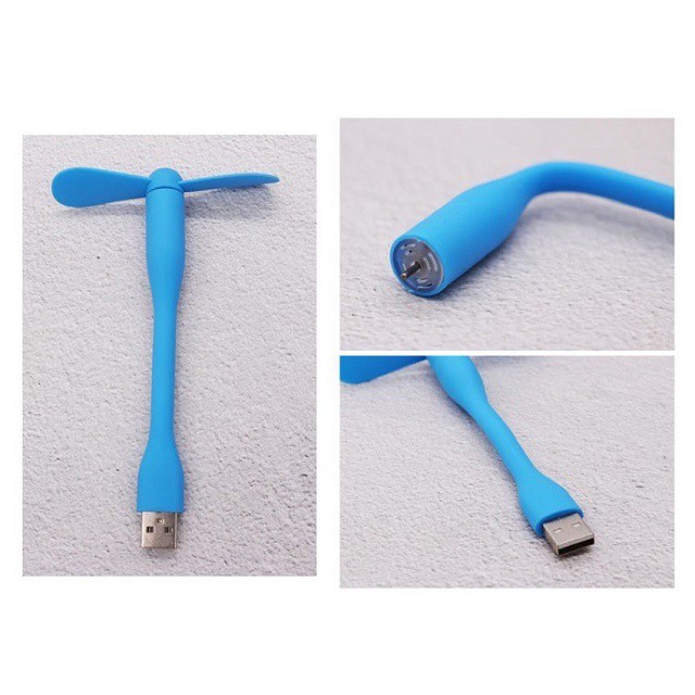 Quạt 2 Cánh Mềm Mini USB  Siêu Mát, Tiện Lợi
