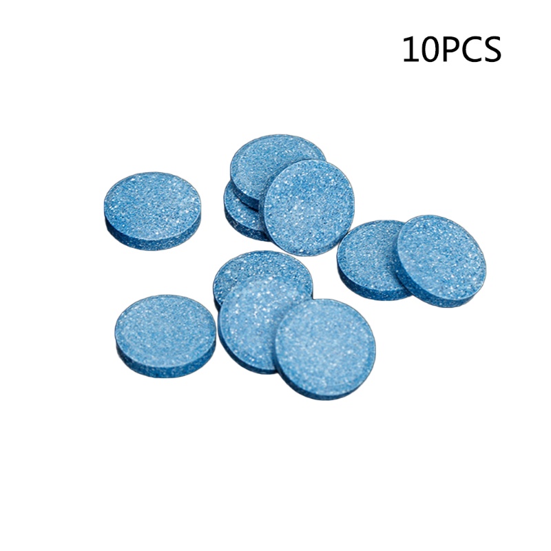 Set 10 Viên Sủi Vệ Sinh Kính Chắn Gió Xe Hơi Đa Năng