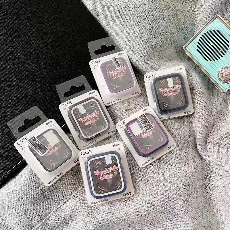 Ốp Lưng Silicone Hai Màu Cho Apple Watch 7 6 SE 5 4 3 iWatch 41MM 45MM 44MM 40MM 42MM