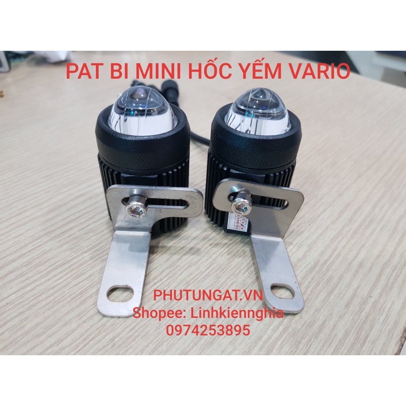 Pat Bi Mini hốc yếm xe Vario  chất liệu inox dày 1.5mm