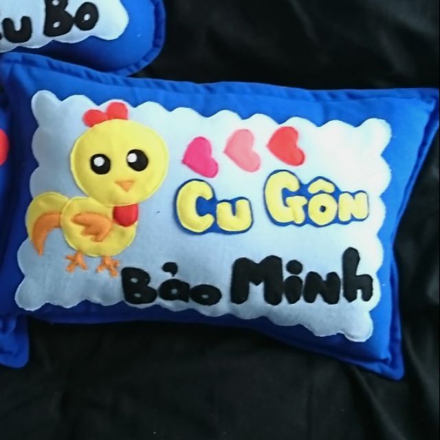 Gối handmade gà con Bảo Minh