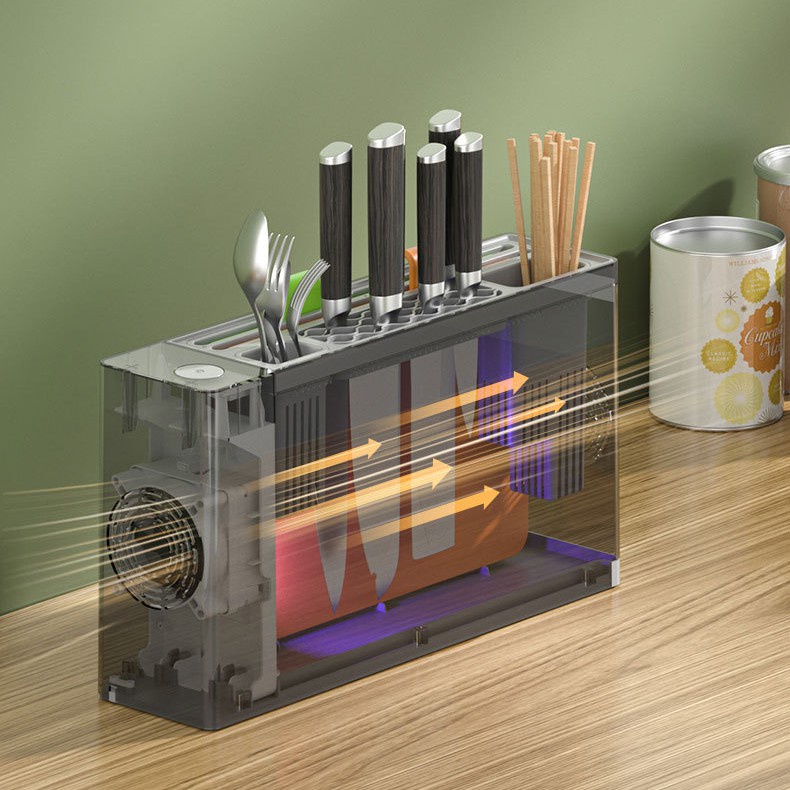 Máy Khử Trùng UV Sấy Khô Dao Thớt Mocato M808 tiệt trùng dao thớt thìa đũa dụng cụ ăn uống bằng tia UV giá để tiện lợi