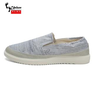 Giày lười vải canvas thời trang trẻ trung nam tính