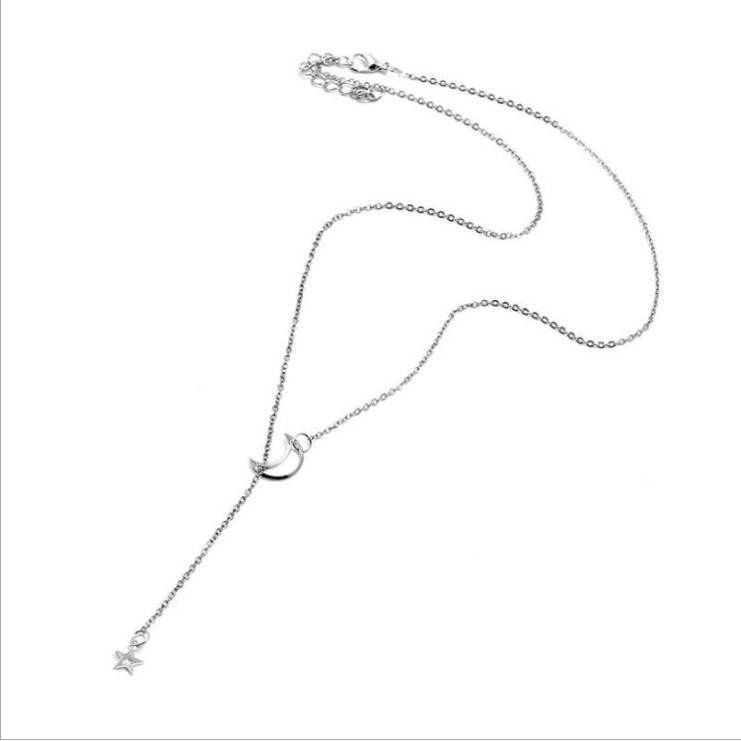 Vòng cổ thời trang nữ thiết kế mặt trăng, trăng sao - Vòng đeo cổ VDT006