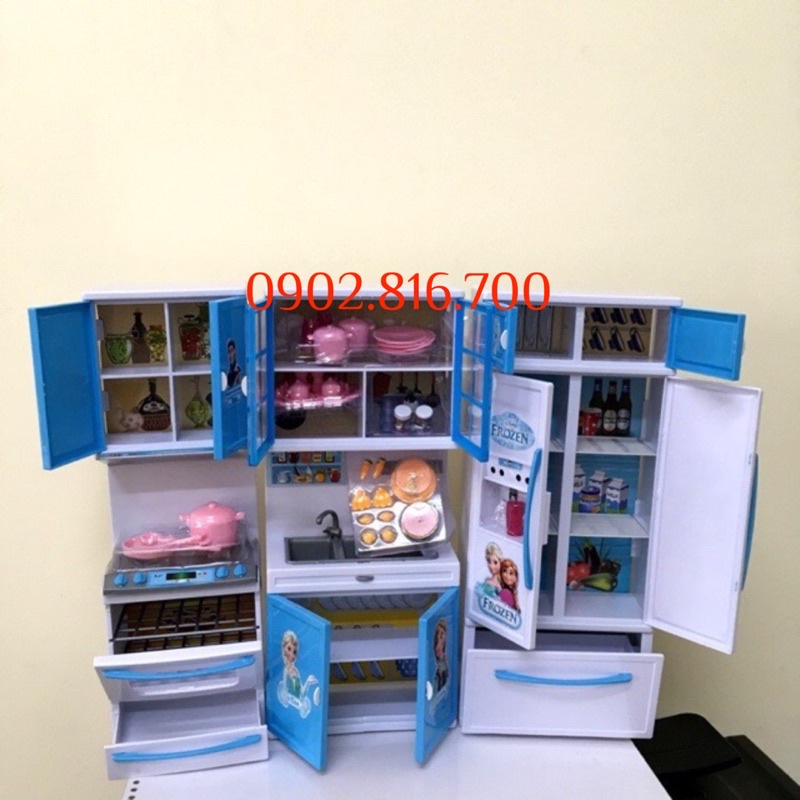 Hộp đồ chơi nhà bếp mini có nhạc và đèn hình công chúa Elsa - nữ hoàng băng giá Frozen X221H