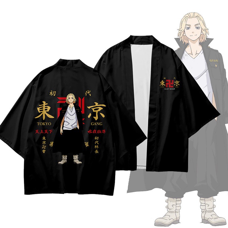 Áo khoác kimono cosplay nhân vật Draken Mikey