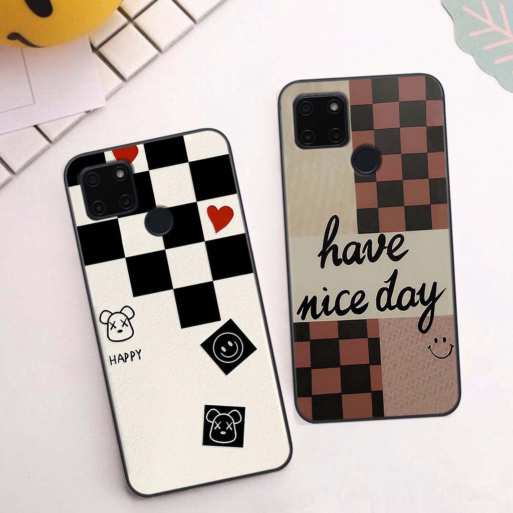 Ốp Realme C20 / C21Y caro trái tim cá tính, thời trang siêu đẹp, siêu phong cách