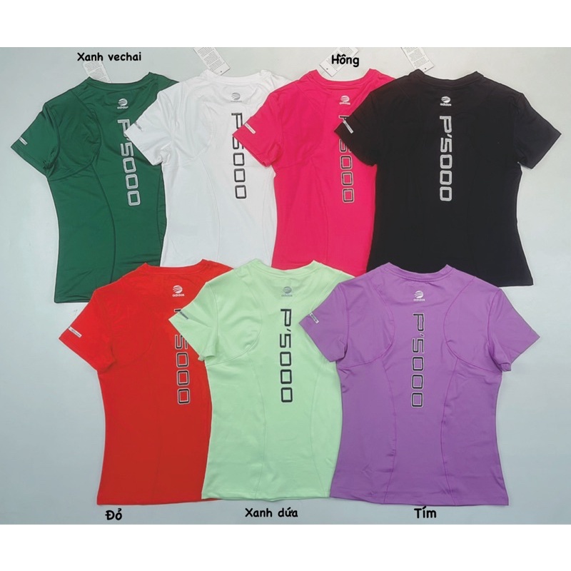 Áo Thun Thể Thao Tập Gym Yoga Nữ - Áo Thun Thể Thao Cổ Tròn Trơn P5000 Basic Thoáng Mát Dễ Mặc
