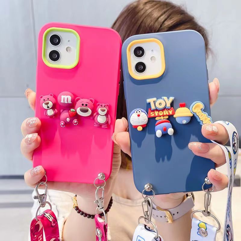 Ốp Điện Thoại tpu Mềm Chống Sốc Màu Kẹo 3 Trong 1 Cho Iphone 6G 6P 6S 7G 7P SE 2020 13 12 11 Pro Max XS Max XR X XS